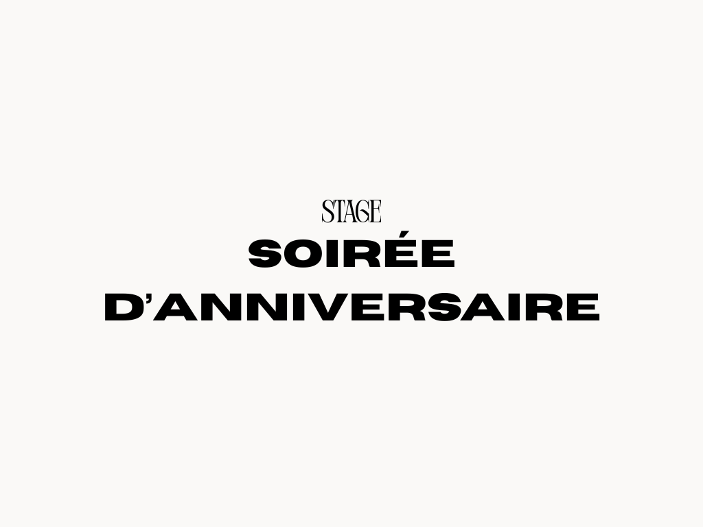 Soirée d&rsquo;anniversaire