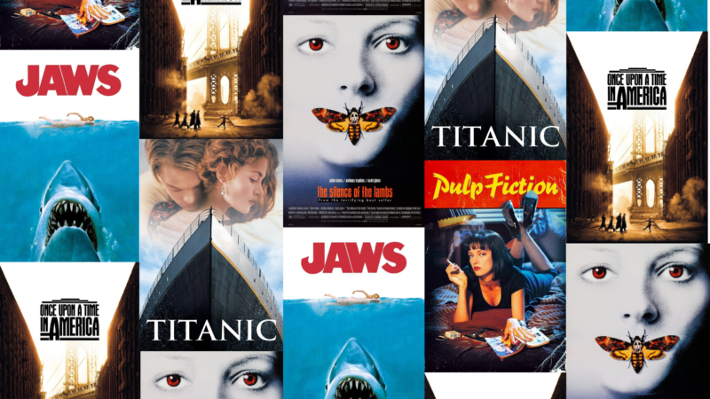 image d'intro avec affiches cultes